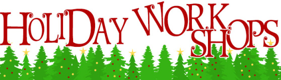 Holiday Workshops banner