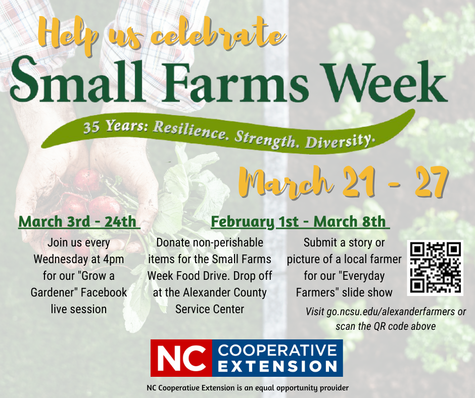 Small Farms Week flyer image