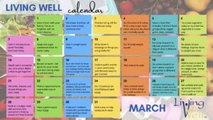 Cover photo for March Is National Living Well Month