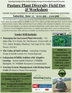 Cover photo for Pasture Plant Diversity Field Day & Workshop